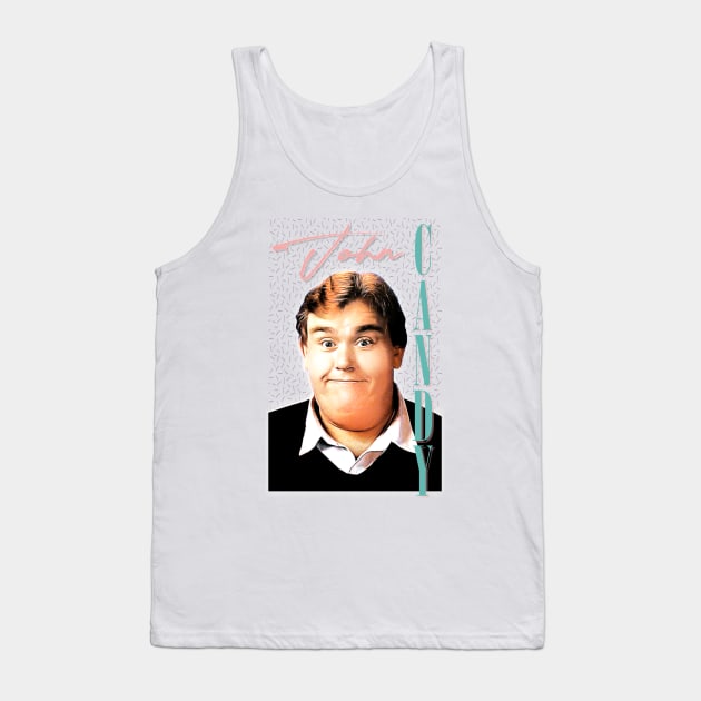 John Candy / 1980s Style Retro Fan Art Tank Top by DankFutura